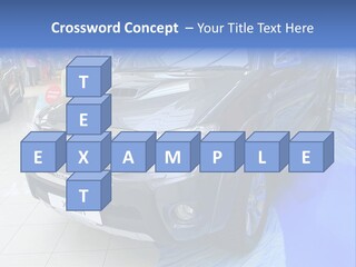 Automobile Sedan Autocar PowerPoint Template