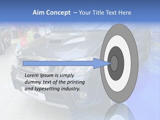 Automobile Sedan Autocar PowerPoint Template