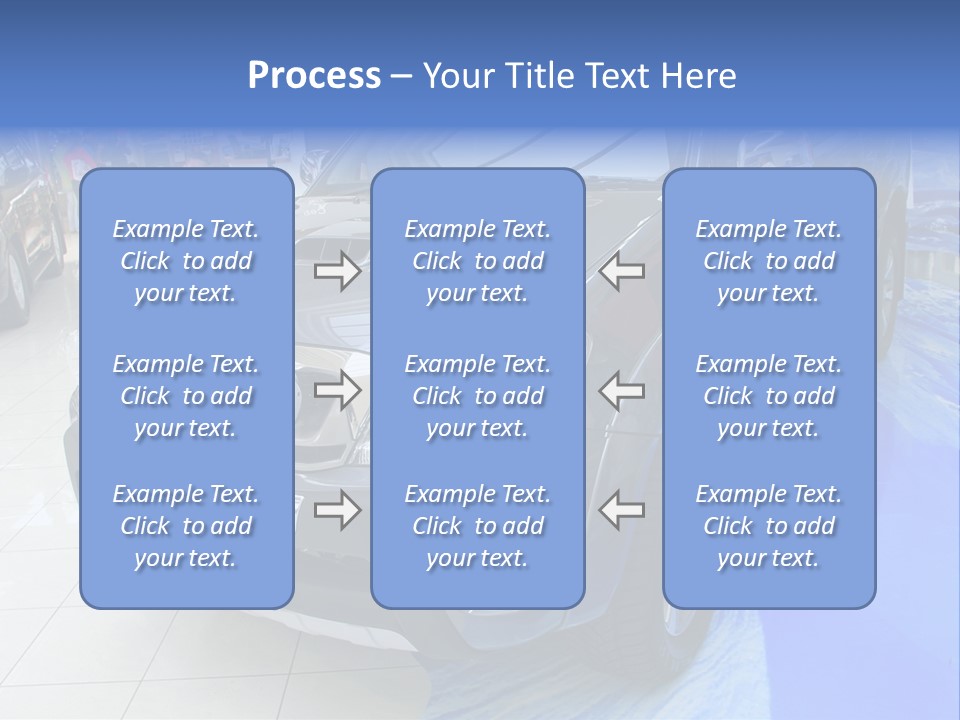 Automobile Sedan Autocar PowerPoint Template