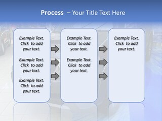 Automobile Sedan Autocar PowerPoint Template