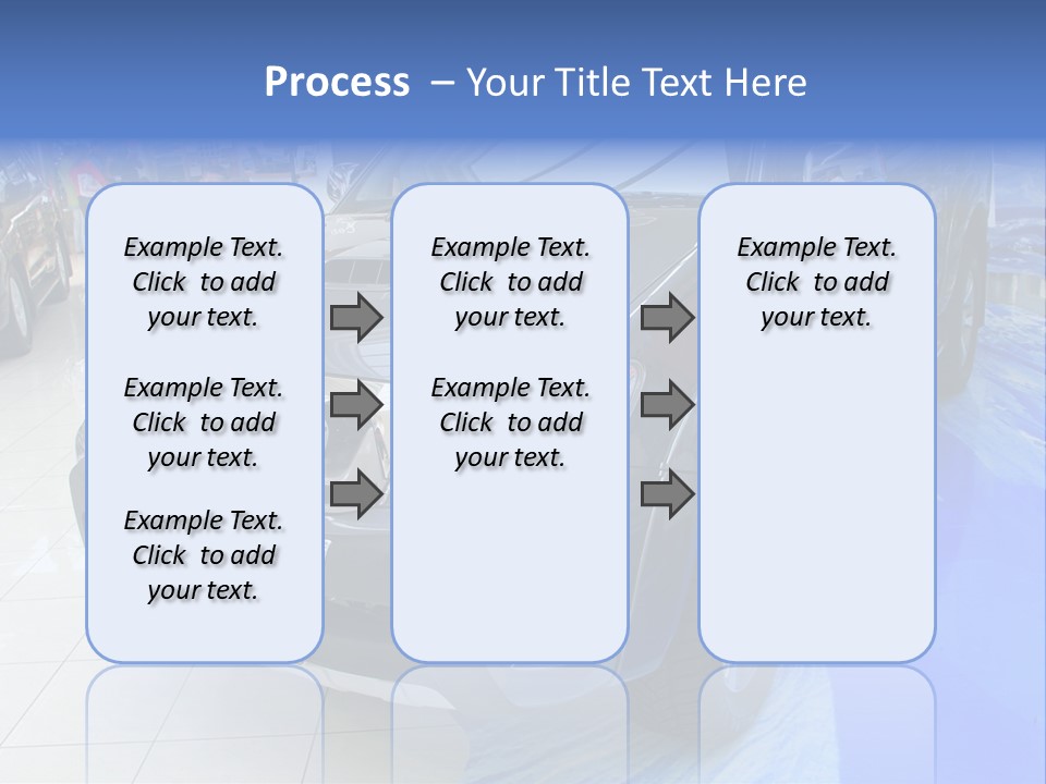 Automobile Sedan Autocar PowerPoint Template