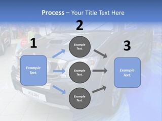 Automobile Sedan Autocar PowerPoint Template