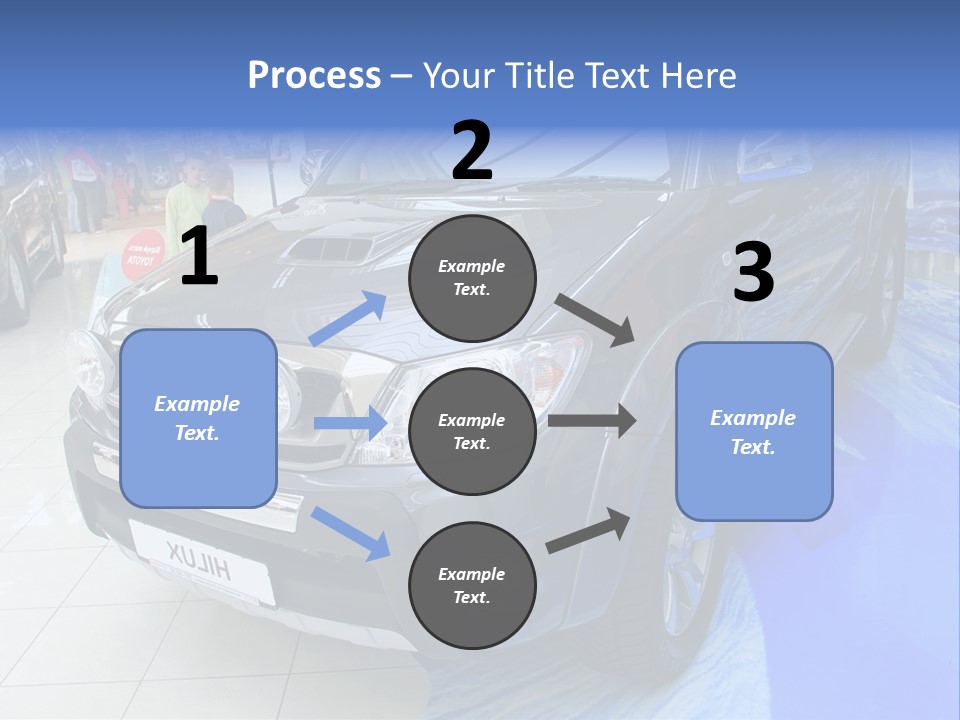 Automobile Sedan Autocar PowerPoint Template
