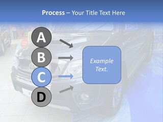 Automobile Sedan Autocar PowerPoint Template