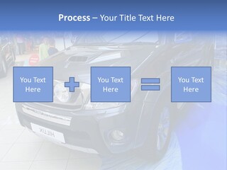 Automobile Sedan Autocar PowerPoint Template