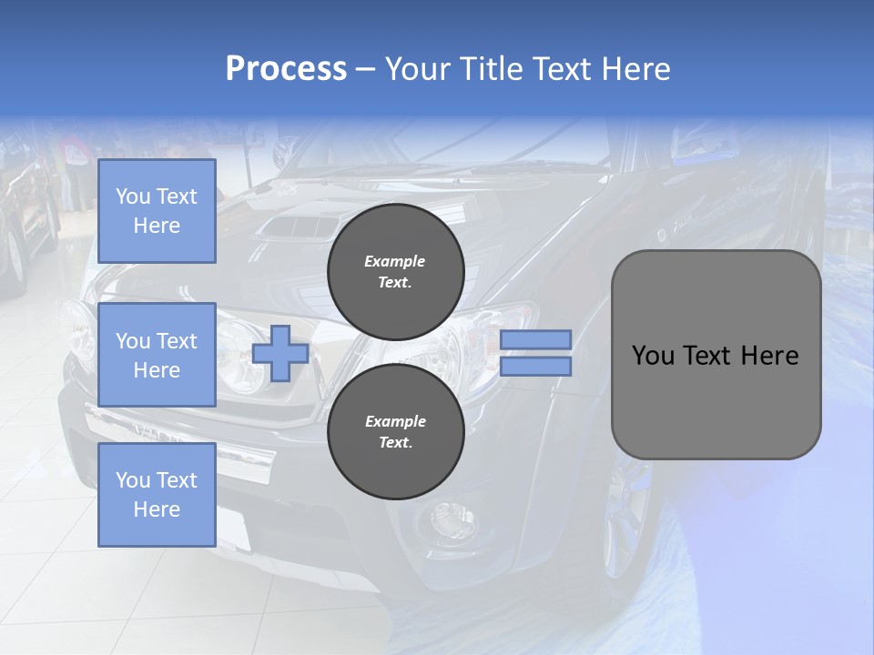 Automobile Sedan Autocar PowerPoint Template