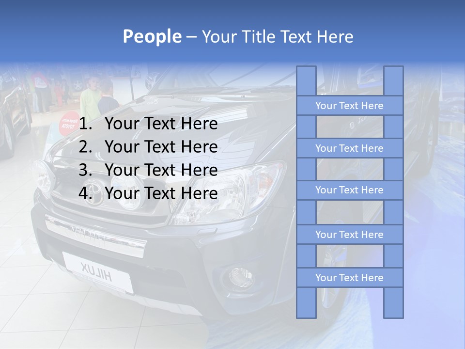 Automobile Sedan Autocar PowerPoint Template