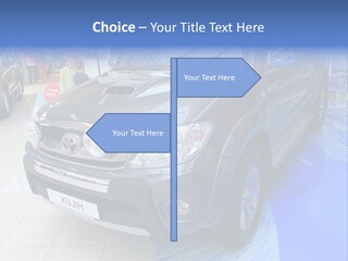 Automobile Sedan Autocar PowerPoint Template