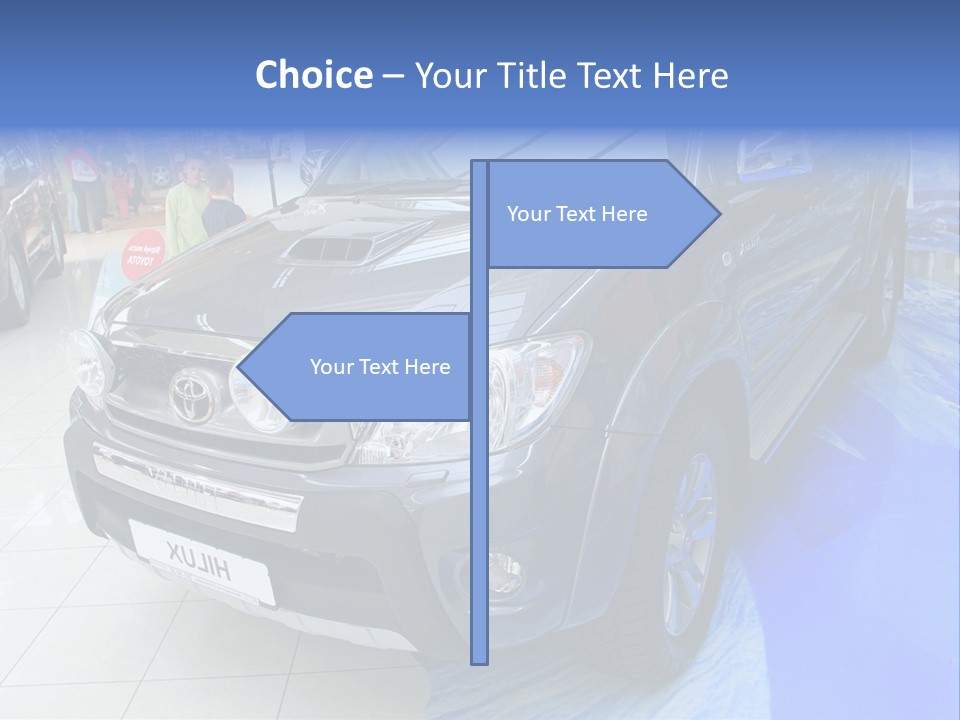 Automobile Sedan Autocar PowerPoint Template