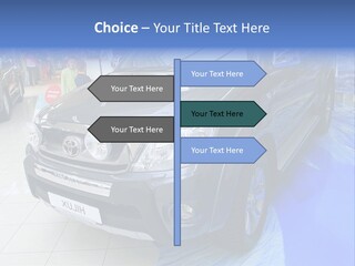 Automobile Sedan Autocar PowerPoint Template