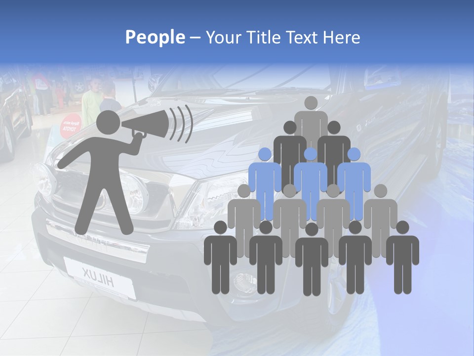 Automobile Sedan Autocar PowerPoint Template