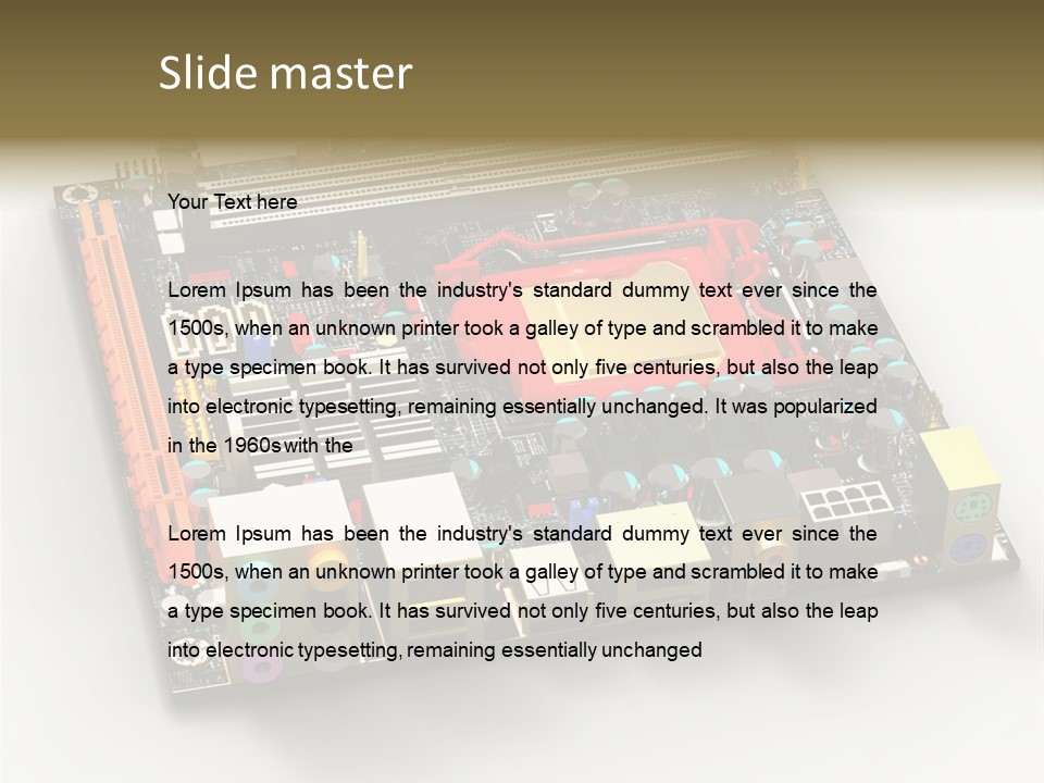 Closeup Graphic Integrated PowerPoint Template