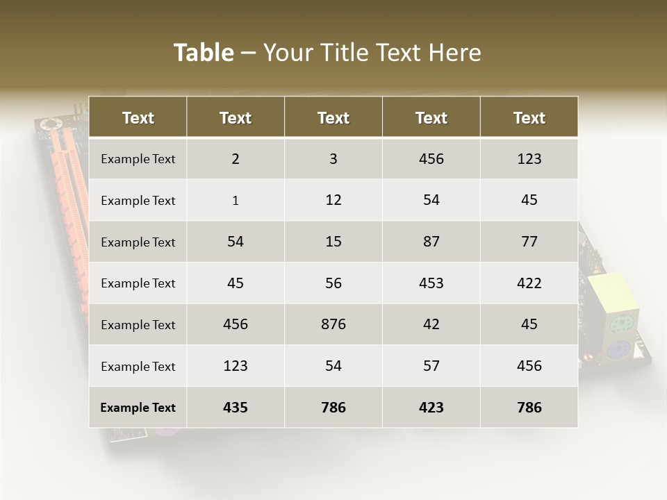 Closeup Graphic Integrated PowerPoint Template