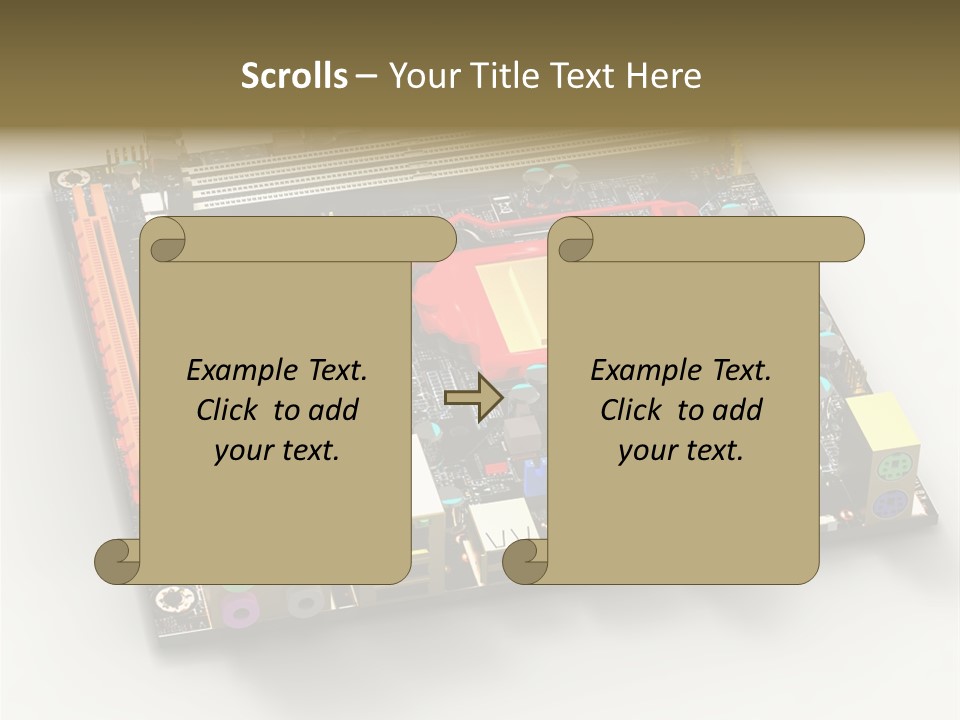 Closeup Graphic Integrated PowerPoint Template