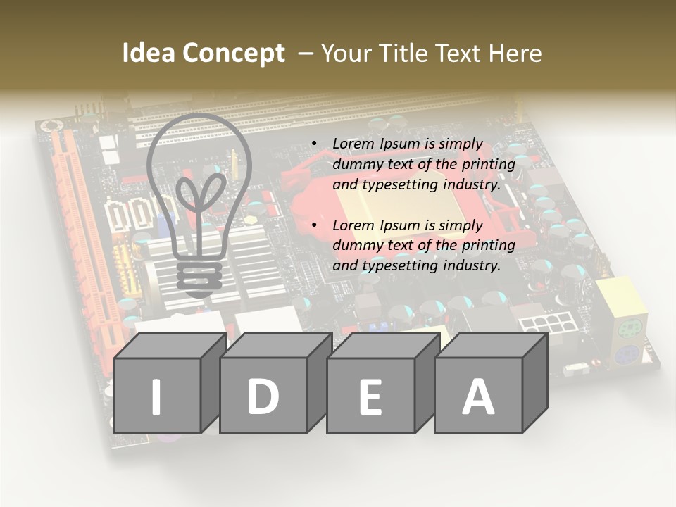 Closeup Graphic Integrated PowerPoint Template