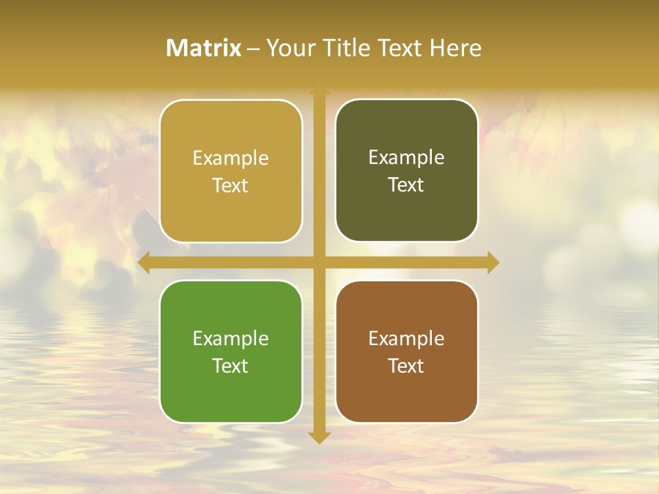 Vibrant Color Closeup PowerPoint Template