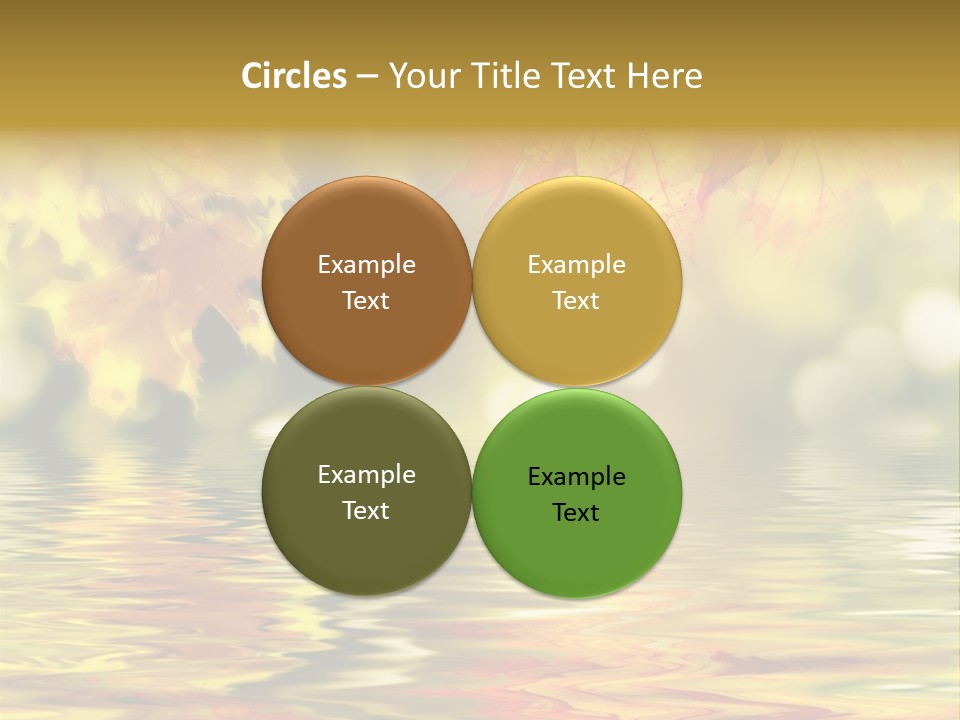 Vibrant Color Closeup PowerPoint Template