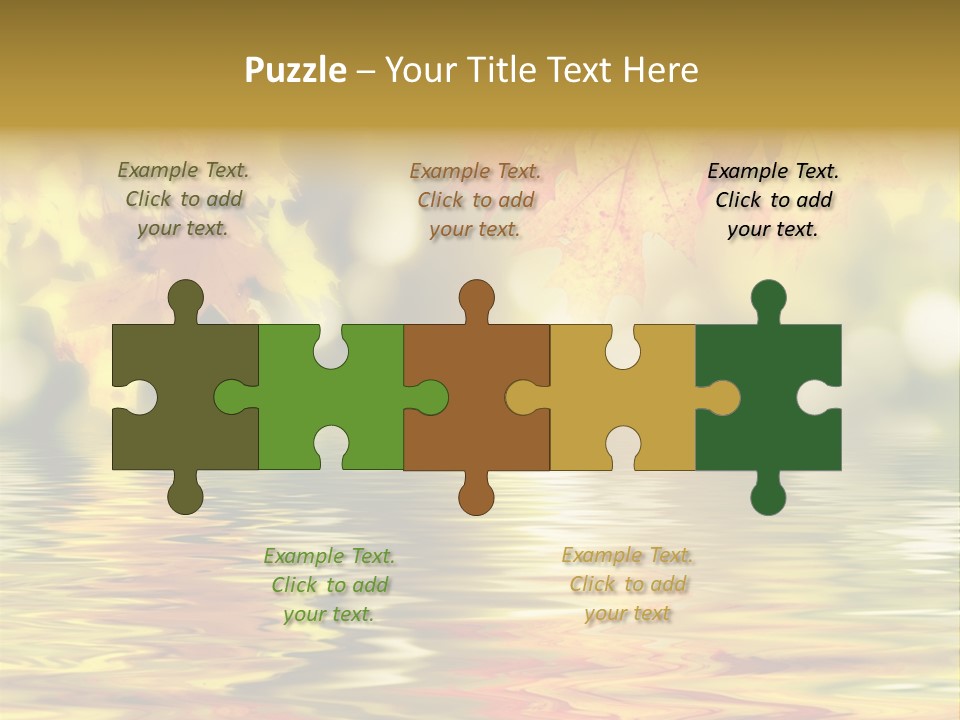 Vibrant Color Closeup PowerPoint Template