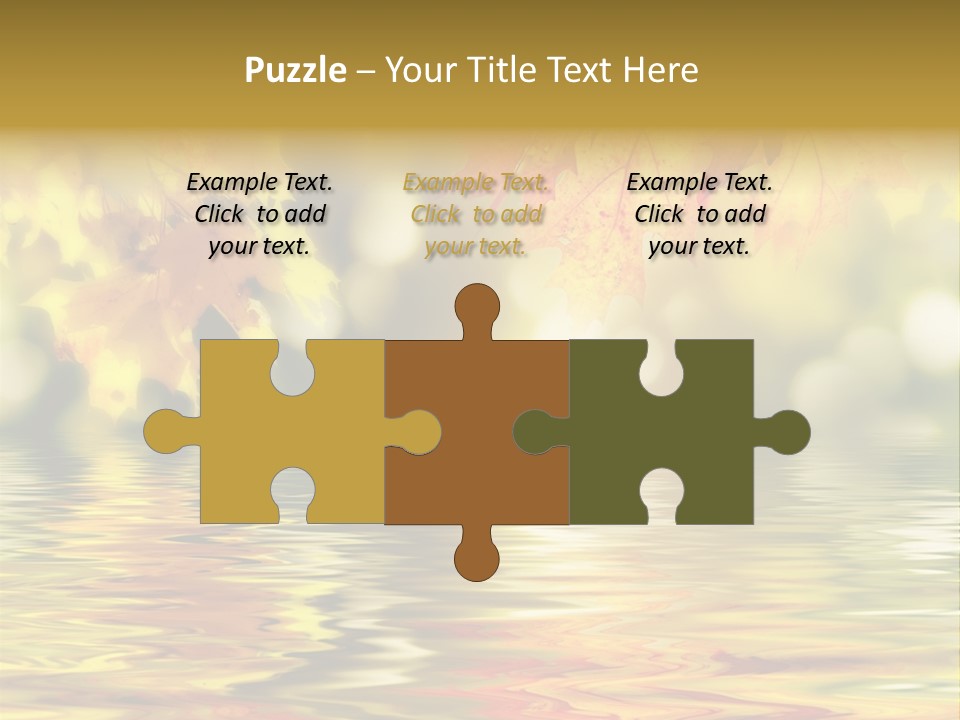 Vibrant Color Closeup PowerPoint Template