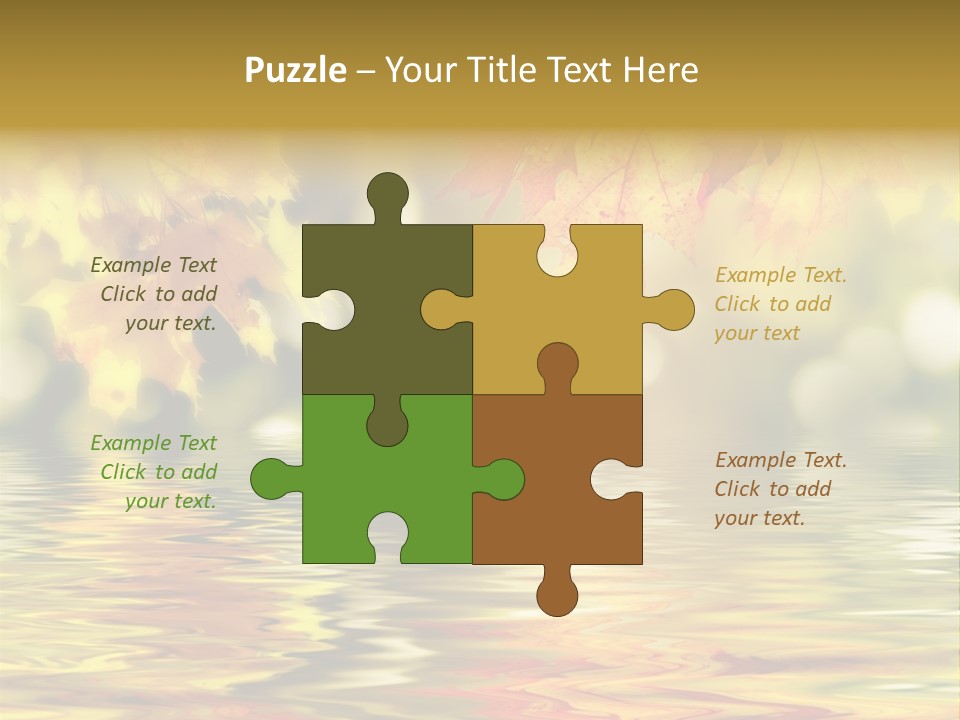 Vibrant Color Closeup PowerPoint Template