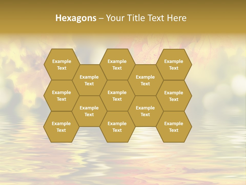 Vibrant Color Closeup PowerPoint Template