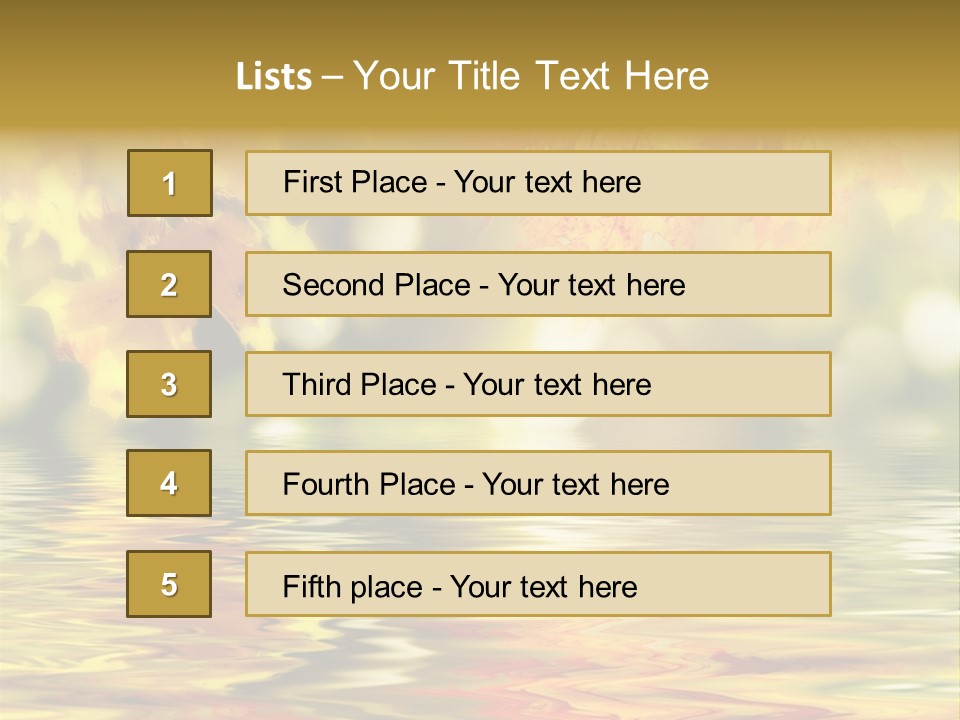 Vibrant Color Closeup PowerPoint Template