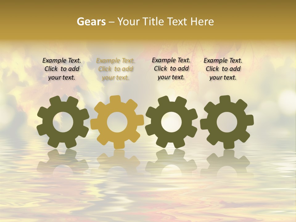 Vibrant Color Closeup PowerPoint Template