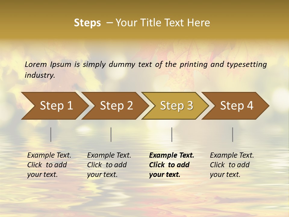 Vibrant Color Closeup PowerPoint Template