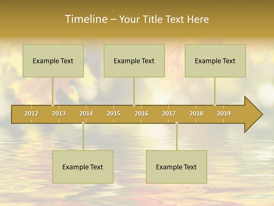 Vibrant Color Closeup PowerPoint Template