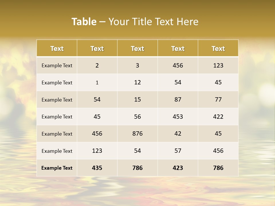 Vibrant Color Closeup PowerPoint Template