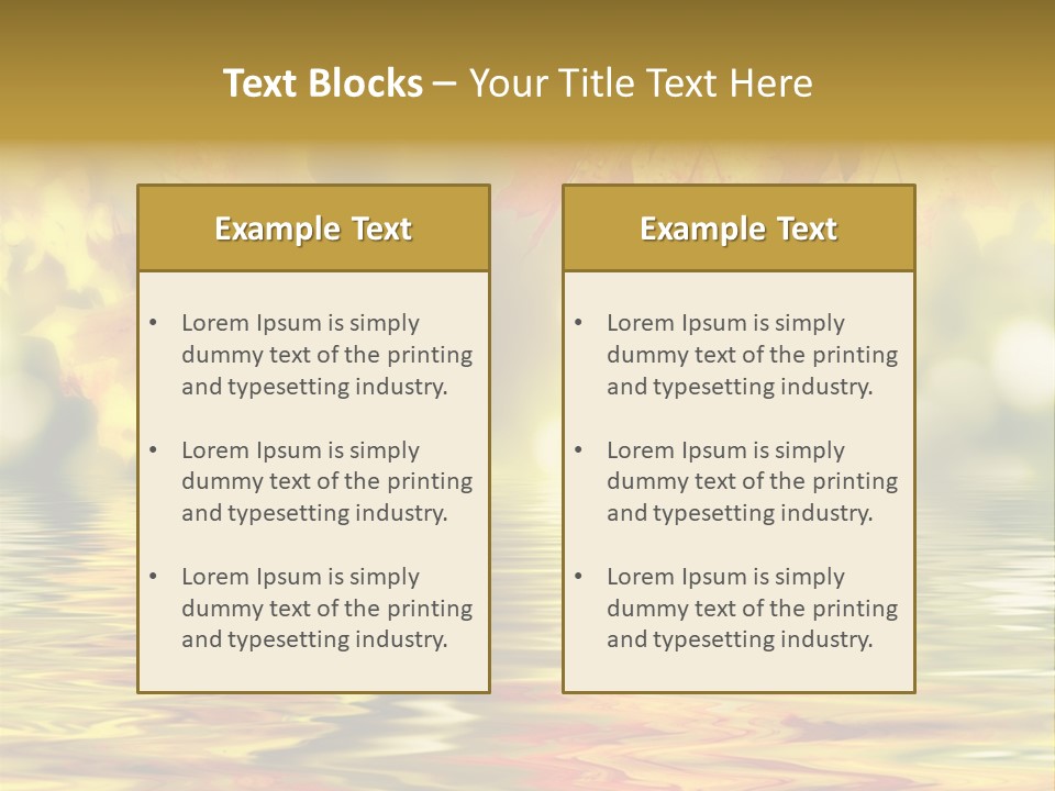 Vibrant Color Closeup PowerPoint Template