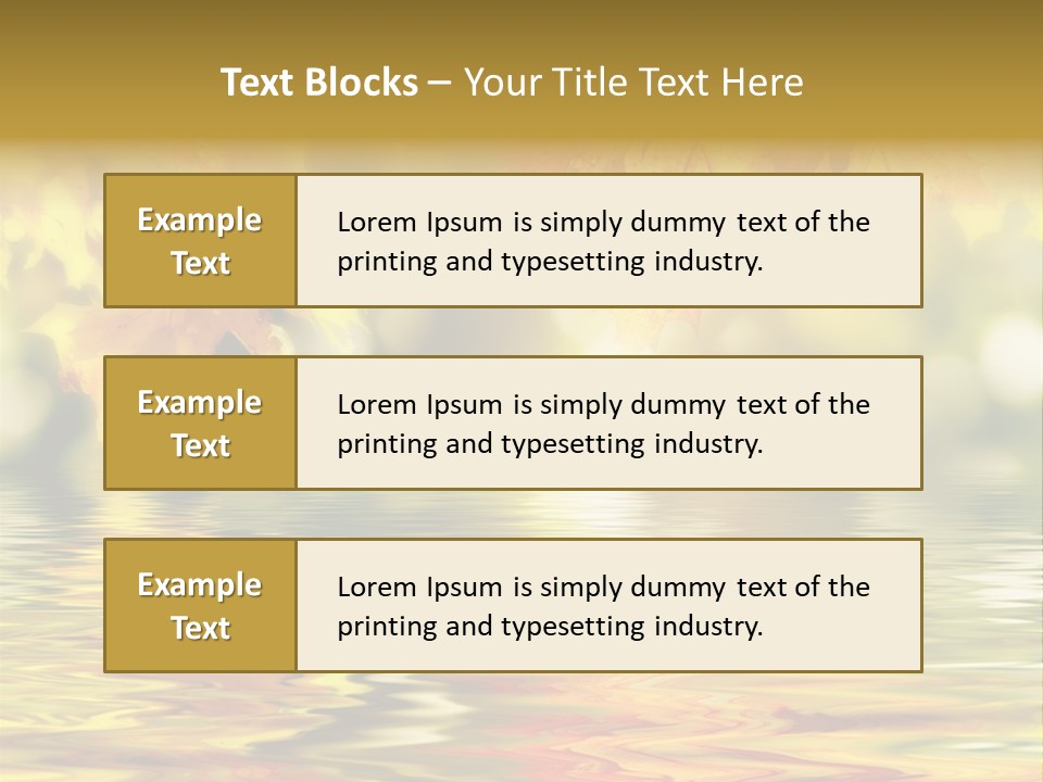 Vibrant Color Closeup PowerPoint Template