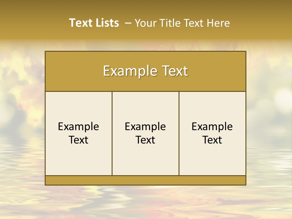 Vibrant Color Closeup PowerPoint Template