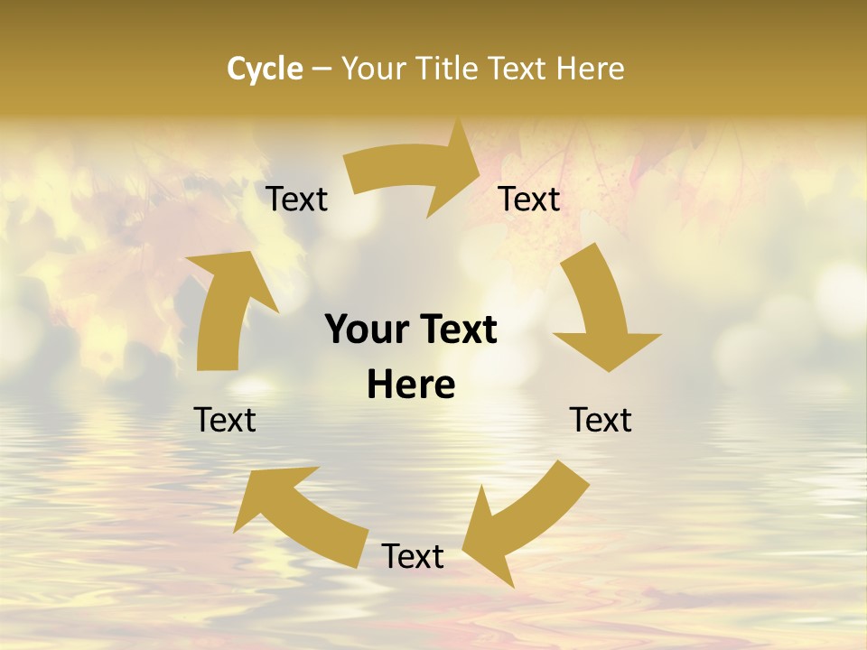 Vibrant Color Closeup PowerPoint Template