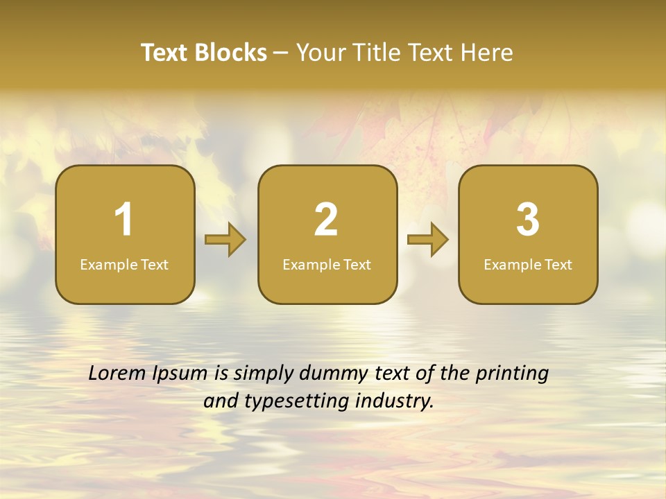 Vibrant Color Closeup PowerPoint Template