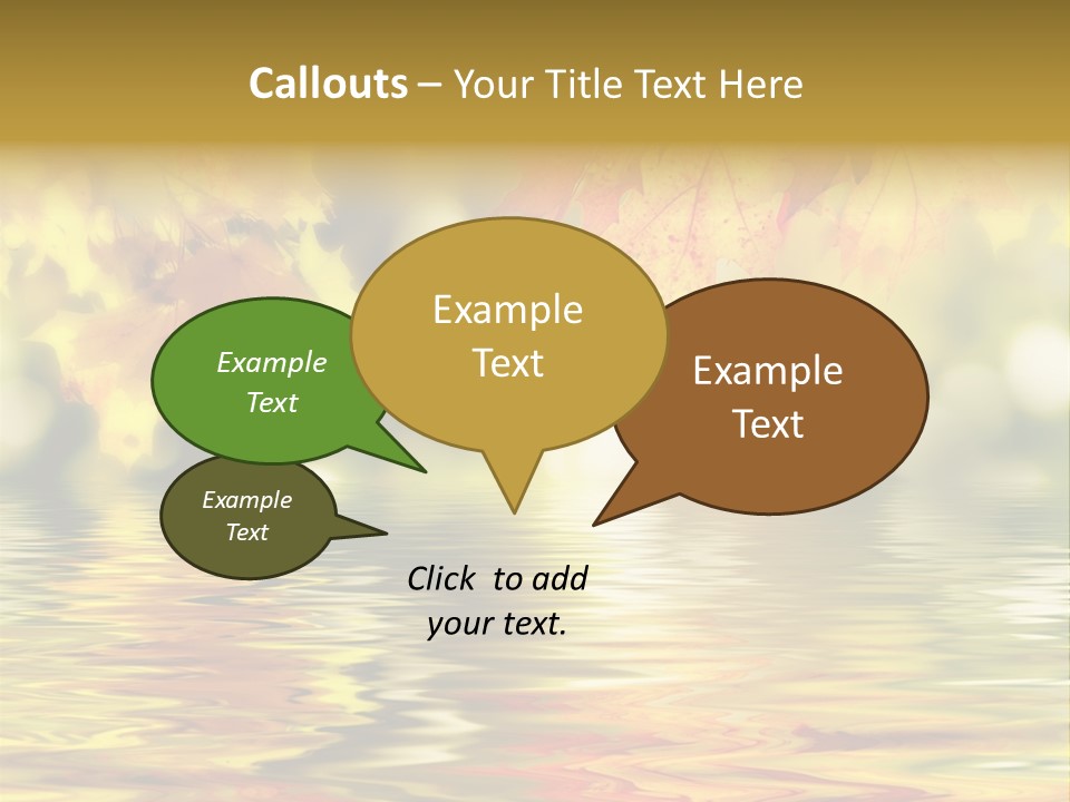Vibrant Color Closeup PowerPoint Template