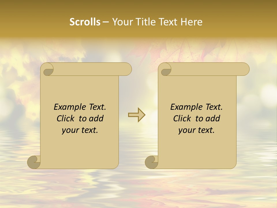 Vibrant Color Closeup PowerPoint Template