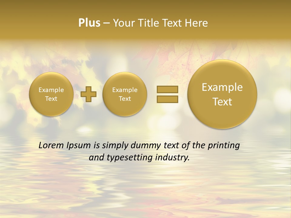 Vibrant Color Closeup PowerPoint Template