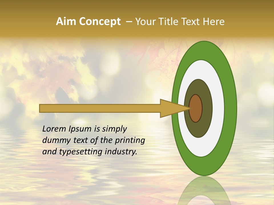 Vibrant Color Closeup PowerPoint Template