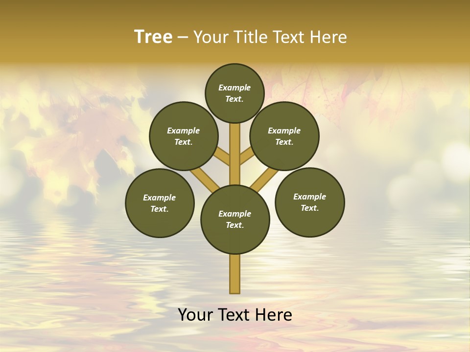 Vibrant Color Closeup PowerPoint Template