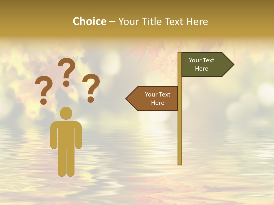 Vibrant Color Closeup PowerPoint Template