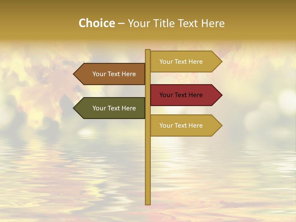 Vibrant Color Closeup PowerPoint Template