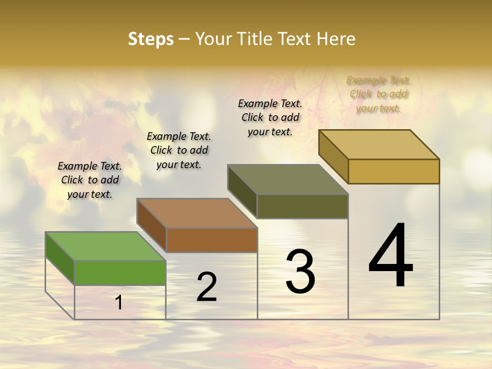 Vibrant Color Closeup PowerPoint Template