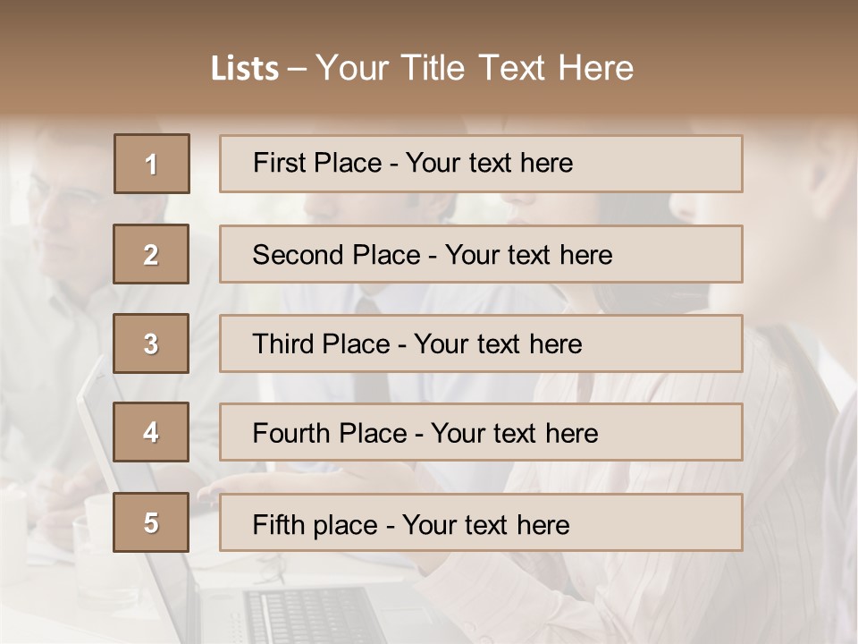 Studio Hair Trend PowerPoint Template