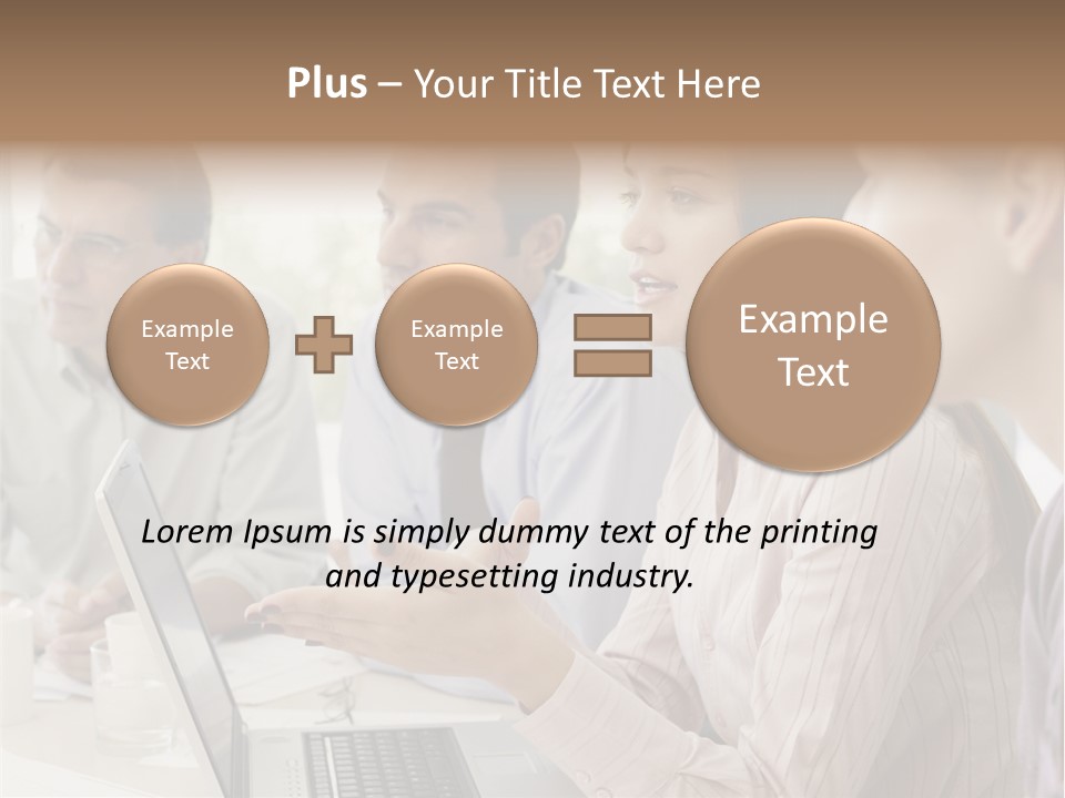 Studio Hair Trend PowerPoint Template