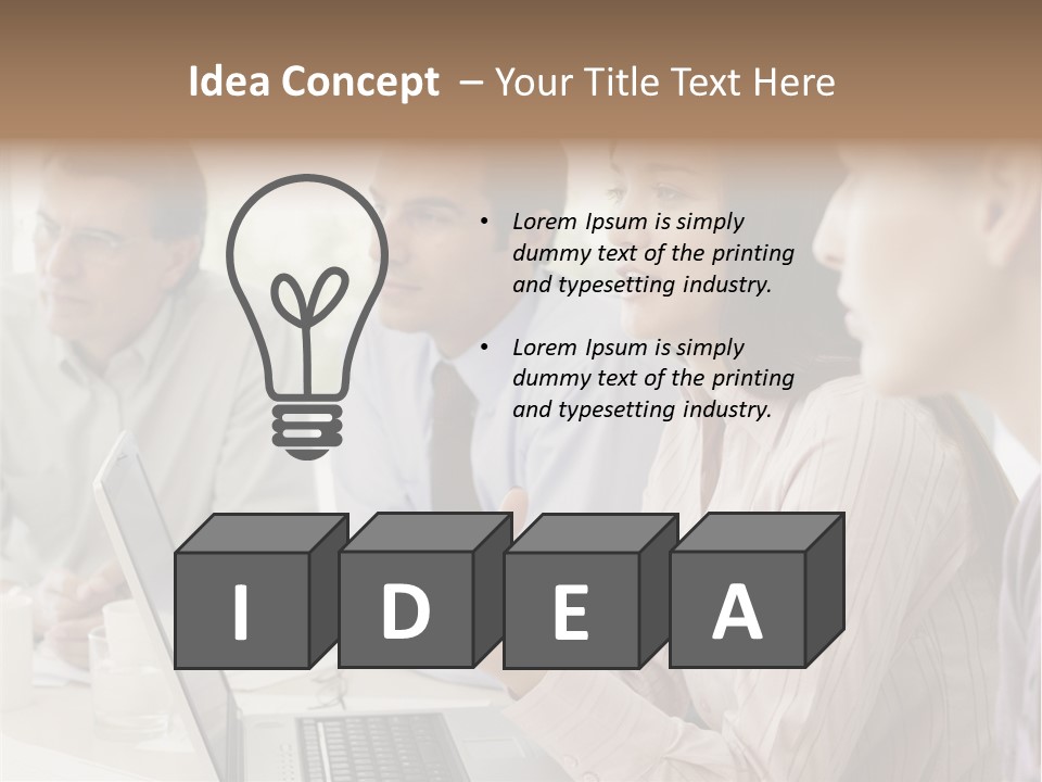 Studio Hair Trend PowerPoint Template