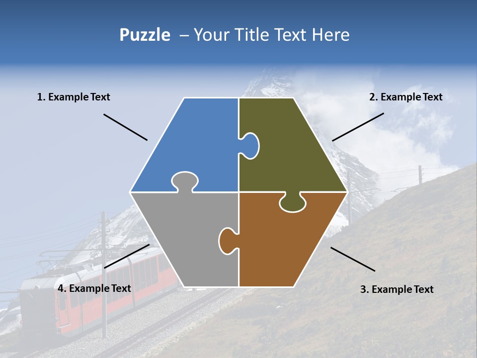 Wire Railway System PowerPoint Template