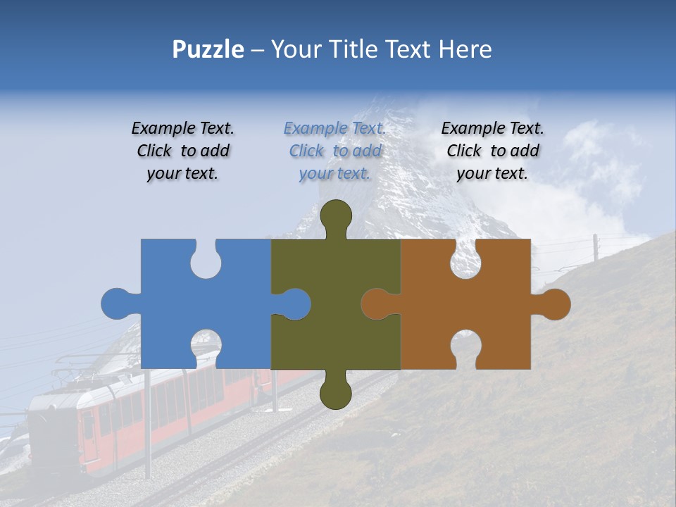 Wire Railway System PowerPoint Template