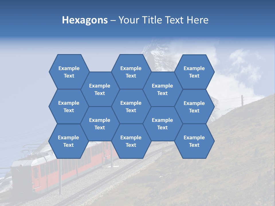 Wire Railway System PowerPoint Template