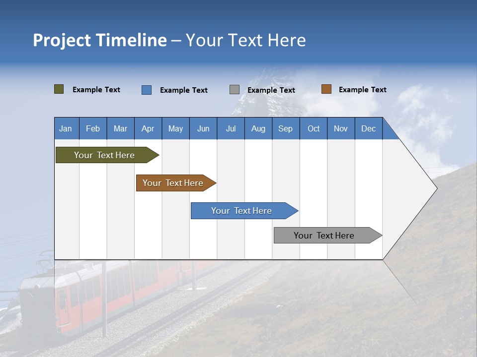 Wire Railway System PowerPoint Template